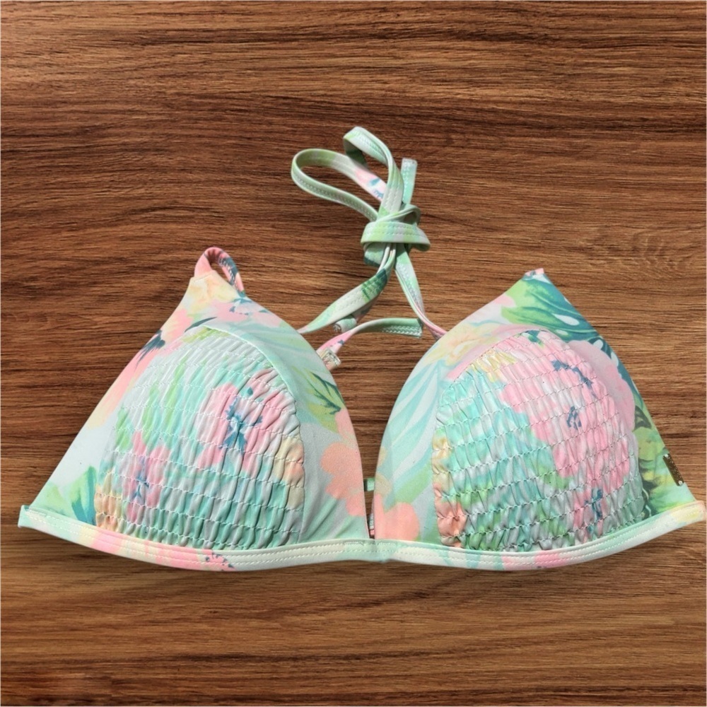 PINK Victoria's Secret Tropical Bikini Top